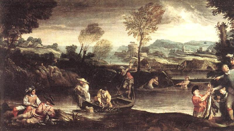 CARRACCI, Annibale Fishing France oil painting art